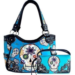 Sugar Skull Handbag Gift Set